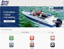 Tablet Screenshot of harborviewmarine.com
